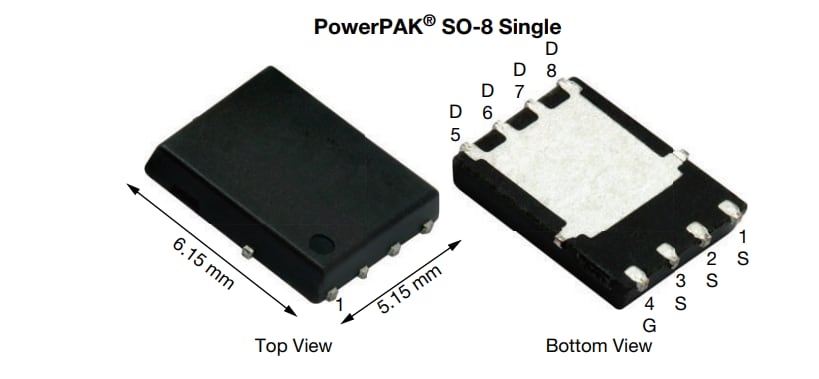 Location Circuit - Vishay / Siliconix SiR662DP N-Ch 60V (D-S) MOSFETs